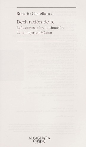 Cover for Declaración de fe