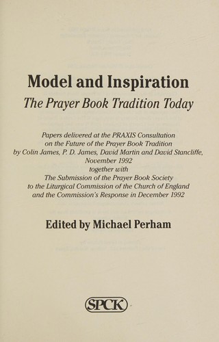 Cover for Model and Inspiration