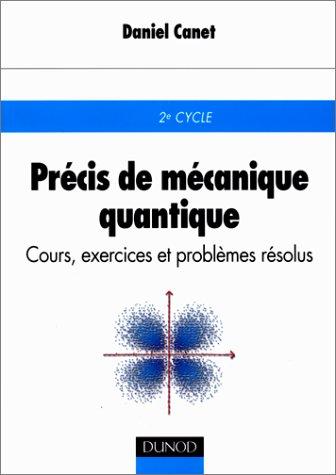 Cover for Précis de mécanique quantique 