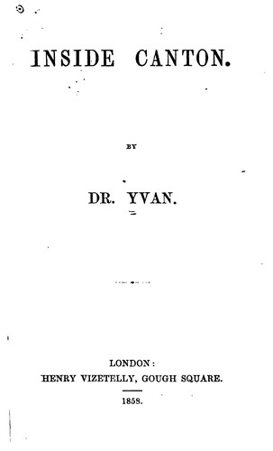 Cover for Inside Canton