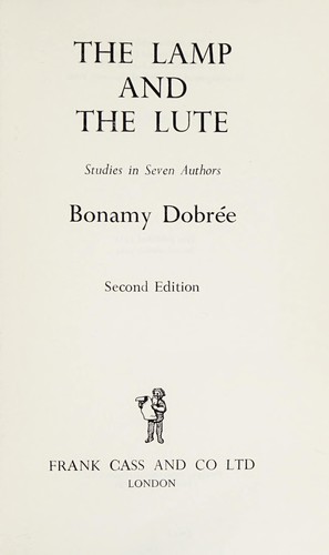 Cover for The lamp and the lute