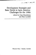 Cover for Development strategies and basic needs in Latin America
