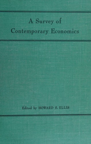 Cover for A Survey of Contemporary Economics