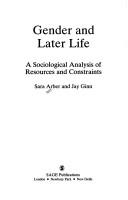 Cover for Gender and later life