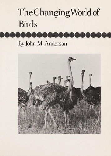 Cover for The changing world of birds
