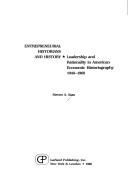 Cover for Entrepreneurial historians and history