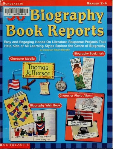 Cover for 30 biography book reports