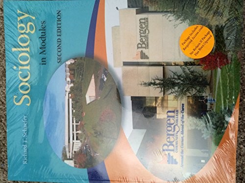 Cover for Sociology in Modules, Bergen Community College Custom