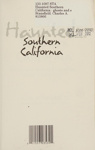 Cover for Haunted Southern California