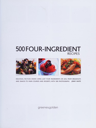 Cover for 500 Four-Ingredient Recipes