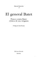 Cover for El general Batet