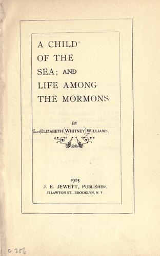 Cover for A child of the sea