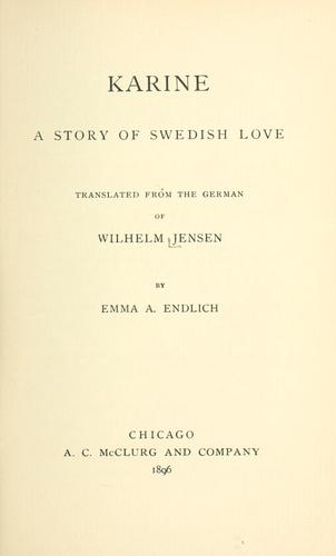 Cover for Karine