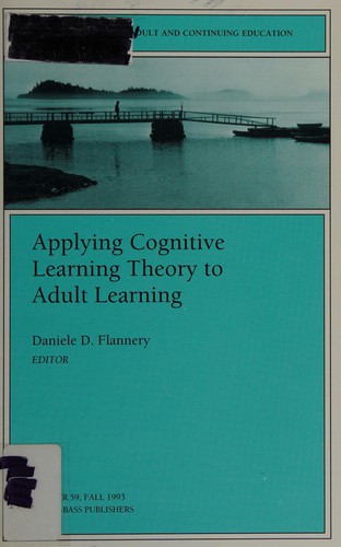 Cover for Applying cognitive learning theory to adult learning