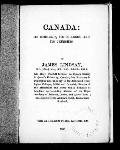 Cover for Canada