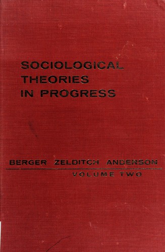 Cover for Sociological theories in progress