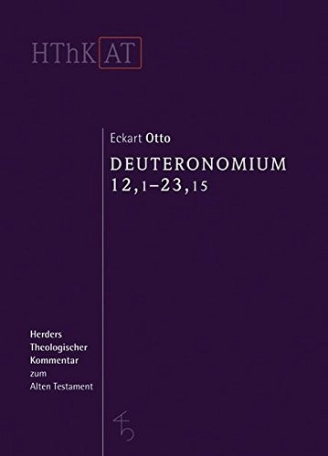 Cover for Deuteronomium 12 - 34 : Erster Teilband