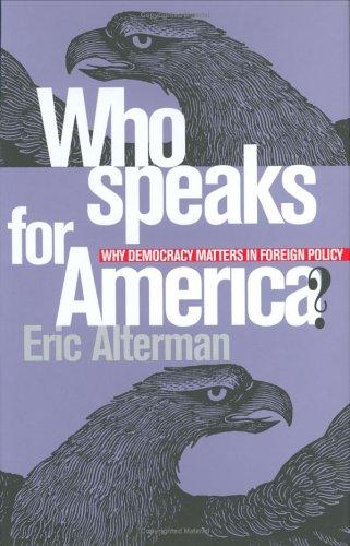 Cover for Who speaks for America?