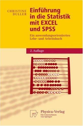 Cover for Einführung in die Statistik mit EXCEL und SPSS