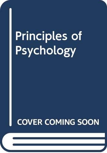 Cover for Principles of psychopathology