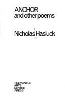 Cover for Anchor (West Coast writing ; 1)