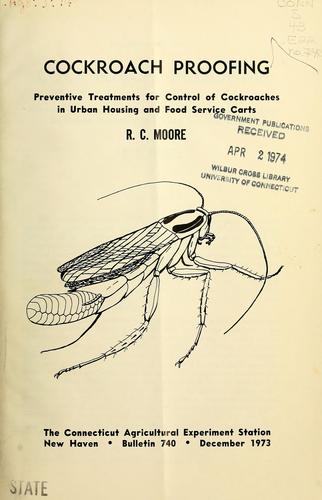 Cover for Cockroach proofing