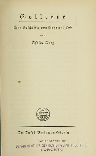 Cover for Solleone