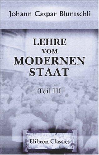 Cover for Lehre vom modernen Staat
