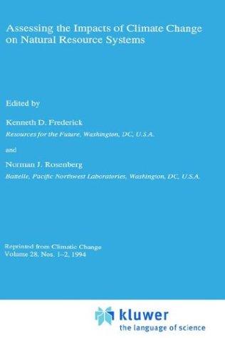 Cover for Assessing the impacts of climate change on natural resource systems