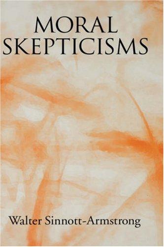 Cover for Moral skepticisms