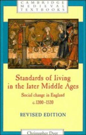 Cover for Standards of living in the later Middle Ages