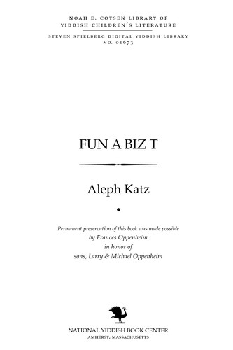 Cover for Fun a biz t