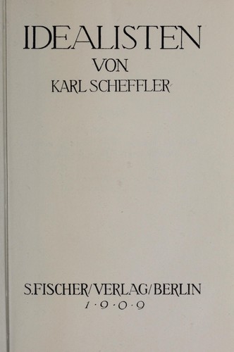 Cover for Idealisten