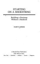 Cover for Starting on a shoestring