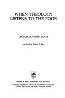 Cover for Whentheology listens to the poor
