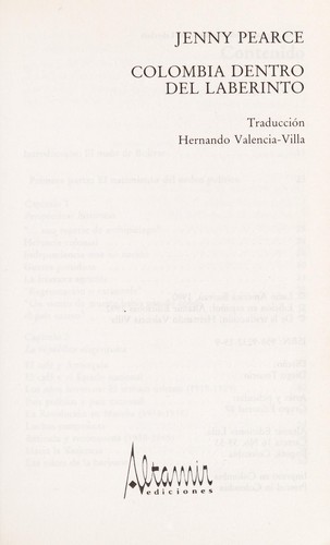 Cover for Colombia dentro del laberinto