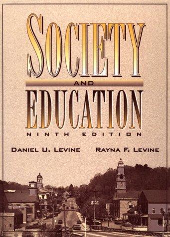 Cover for Society and Education, Ninth Edition