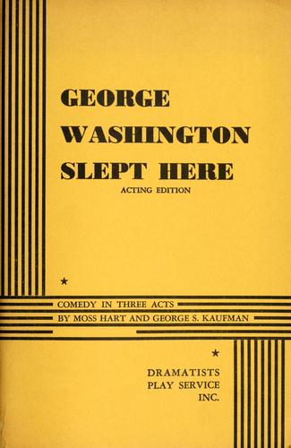 Cover for George Washington slept here