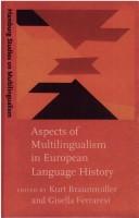 Cover for Aspects of multilingualism in European language history