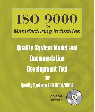 Cover for ISO 9000 for Manufacturing Industries