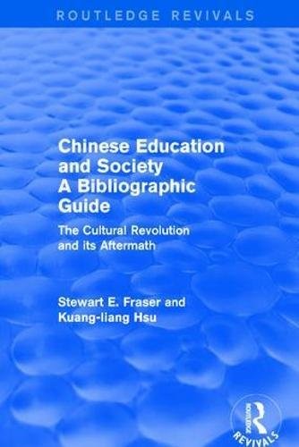 Cover for Chinese education and society, a bibliographic guide