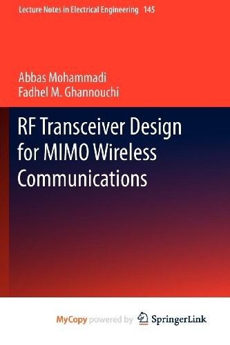 Cover for RF Transceiver Design for MIMO Wireless Communications