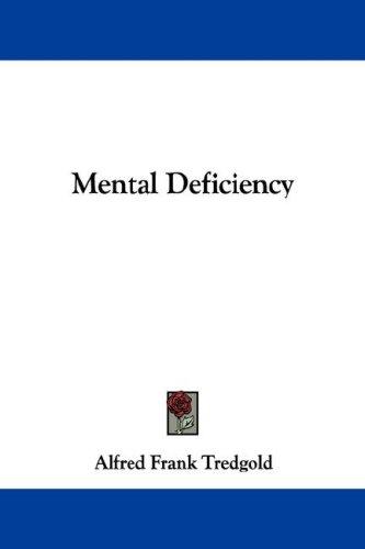 Cover for Mental Deficiency