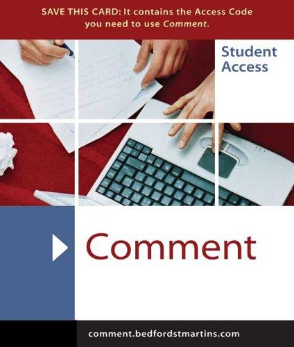 Cover for Comment