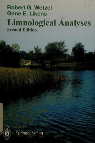 Cover for Limnological analyses