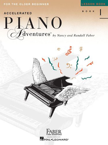 Cover for Accelerated Piano Adventures for the Older Beginner - Lesson Book 1, International Edition