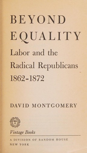 Cover for Beyond equality