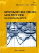 Cover for Magnetism and electronic correlations in local-moment systems