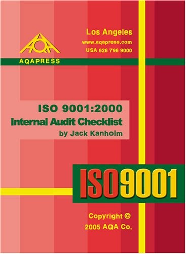 Cover for ISO 9001:2000 Internal Audit Checklist