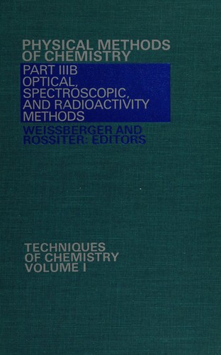 Cover for Physical methods of chemistry